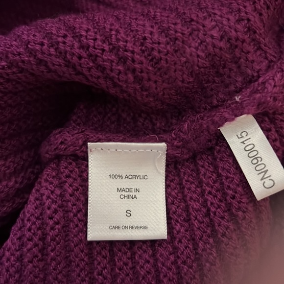 NWT New York and Company Colorblock Mock Funnel Neck Sweater - Picture 6 of 10
